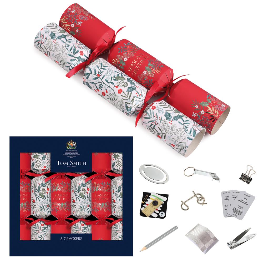 Tom Smith Christmas Crackers Winter Garden Premium 6 Pack