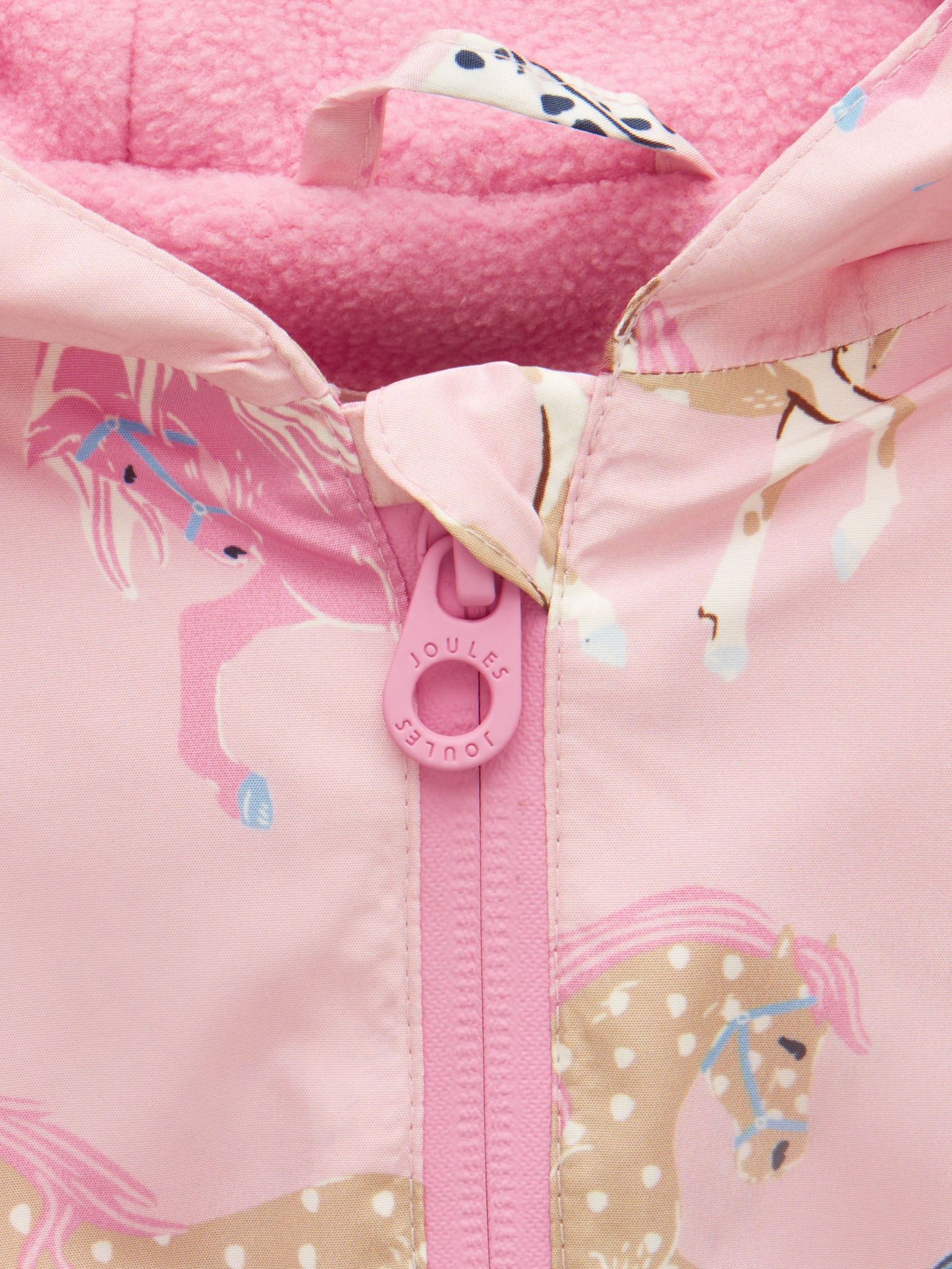 Joules Girls Raindrop Waterproof Packaway Puddlesuit