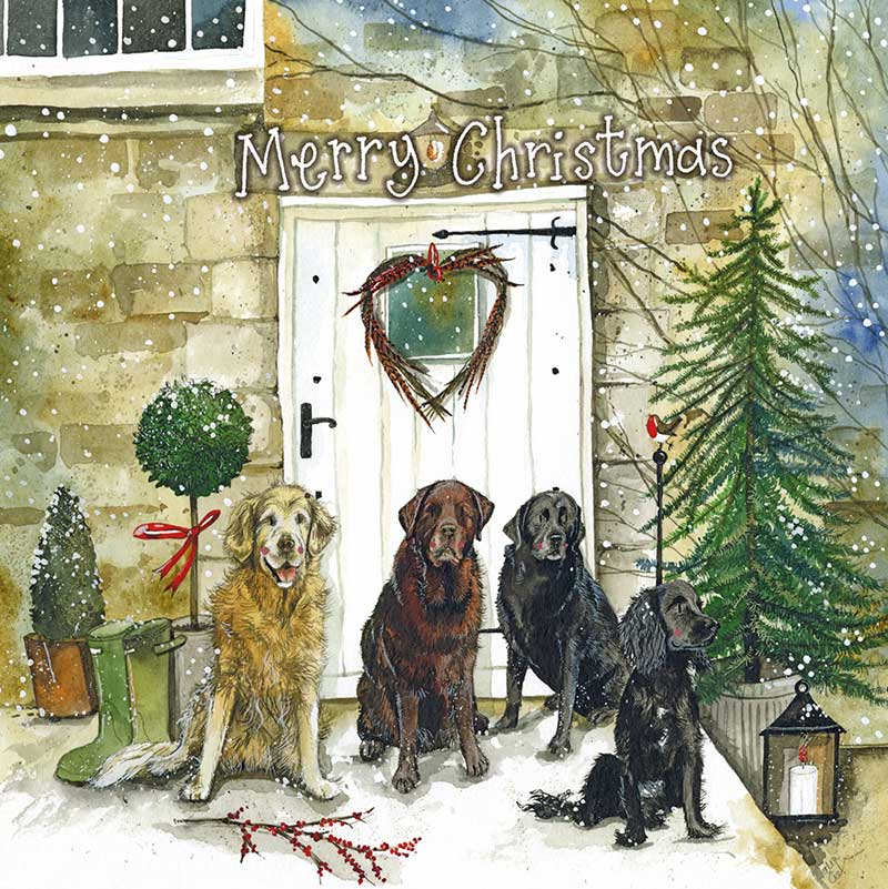 Alex Clark Christmas Dogs Boxed Cards