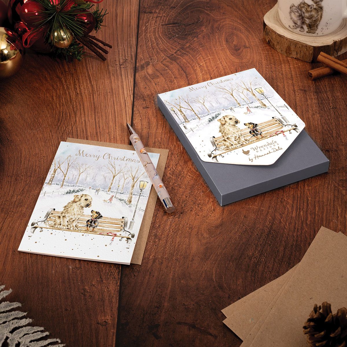 Wrendale Winter Walks - Boxed Christmas Card Pack