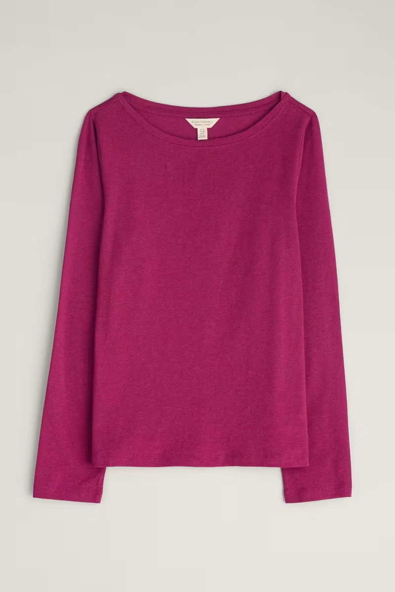 Seasalt Easel Long Sleeve Jersey Top