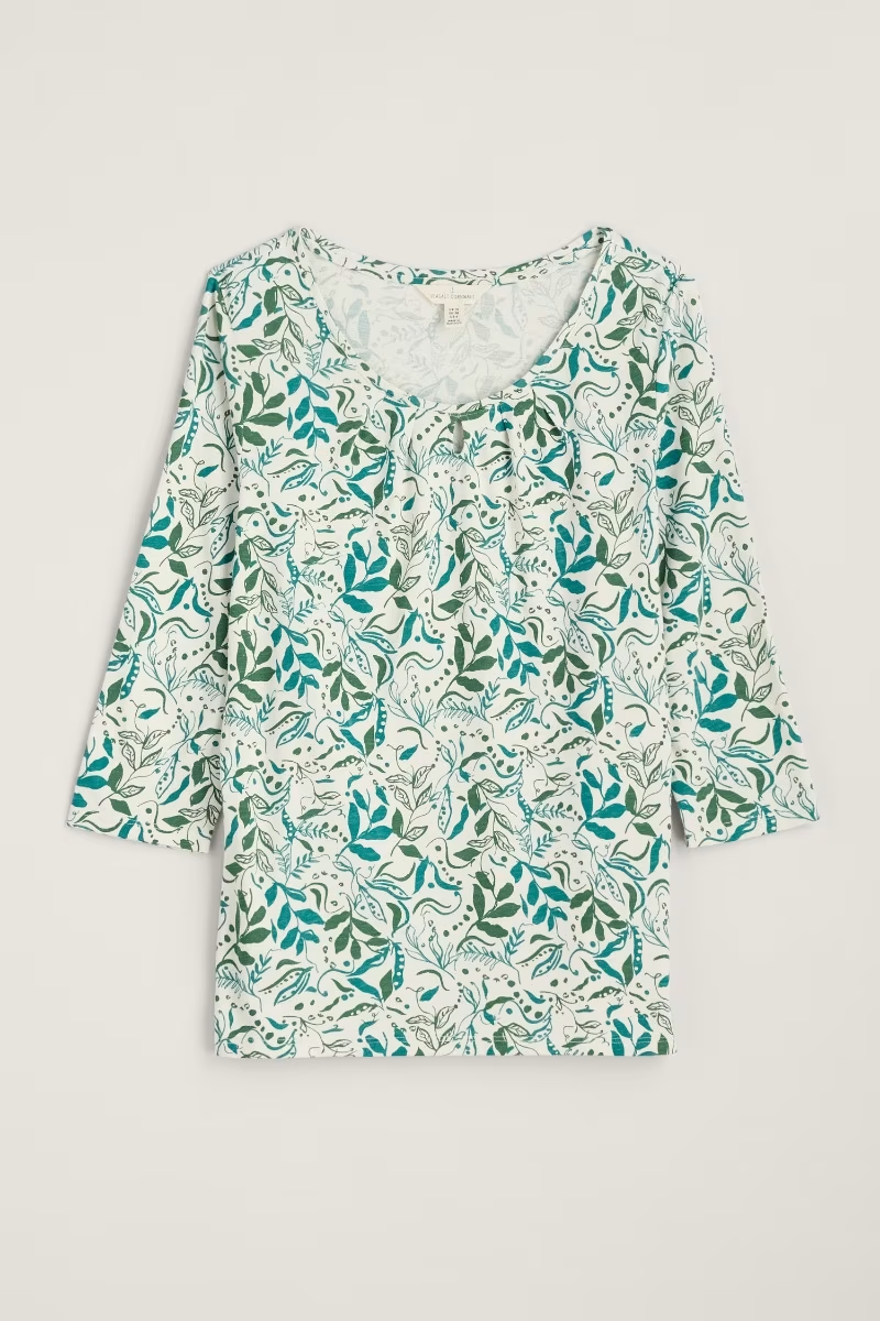 Seasalt 3/4 Sleeved Appletree Top