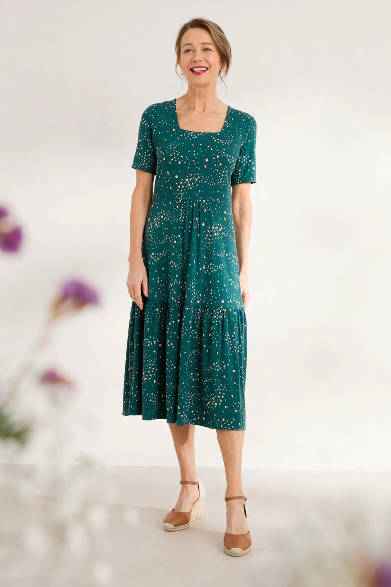 Seasalt Paint Shards Jersey Midi Dress Sam Turner & Sons