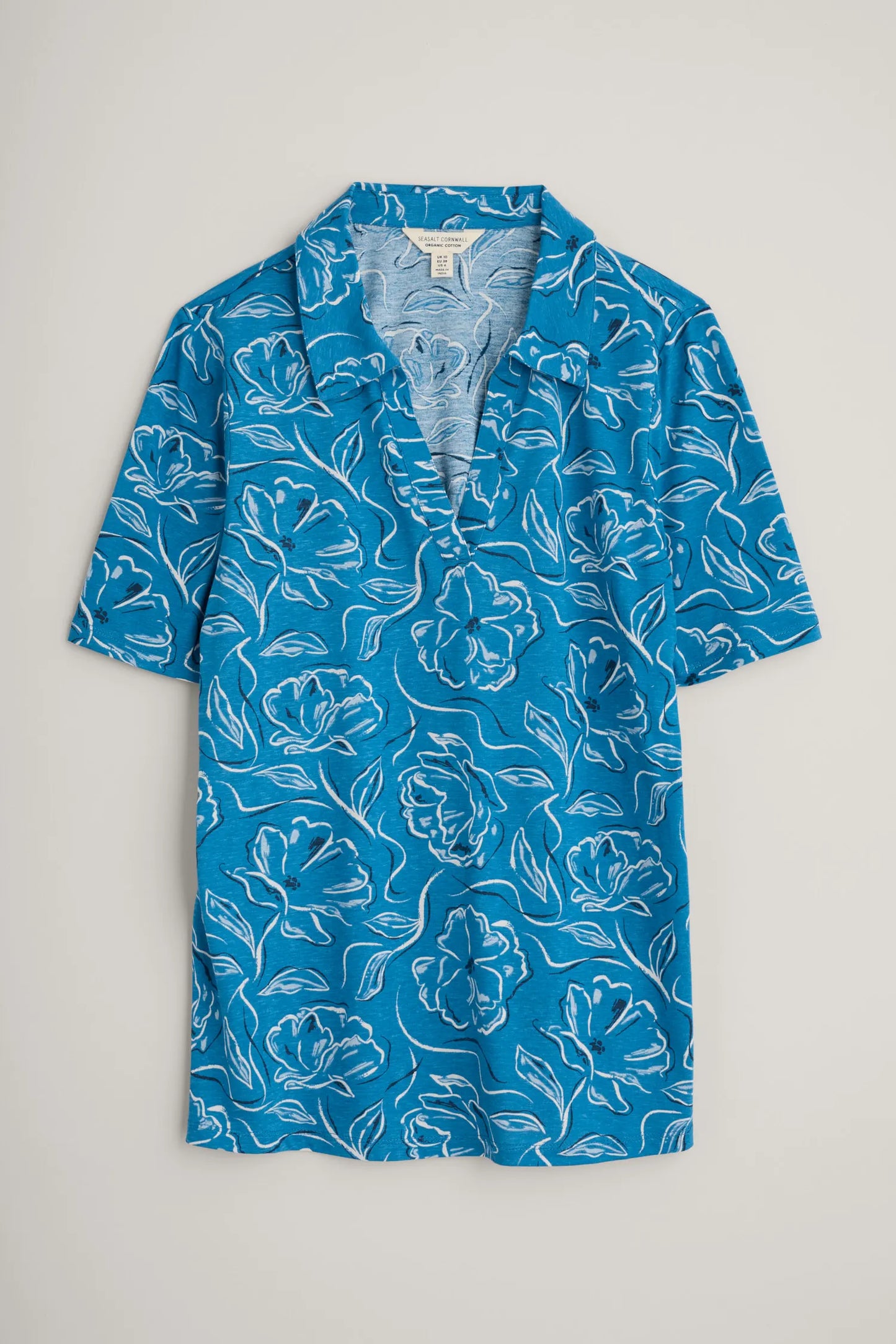 Seasalt Misty Sky Short Sleeve Jersey Shirt