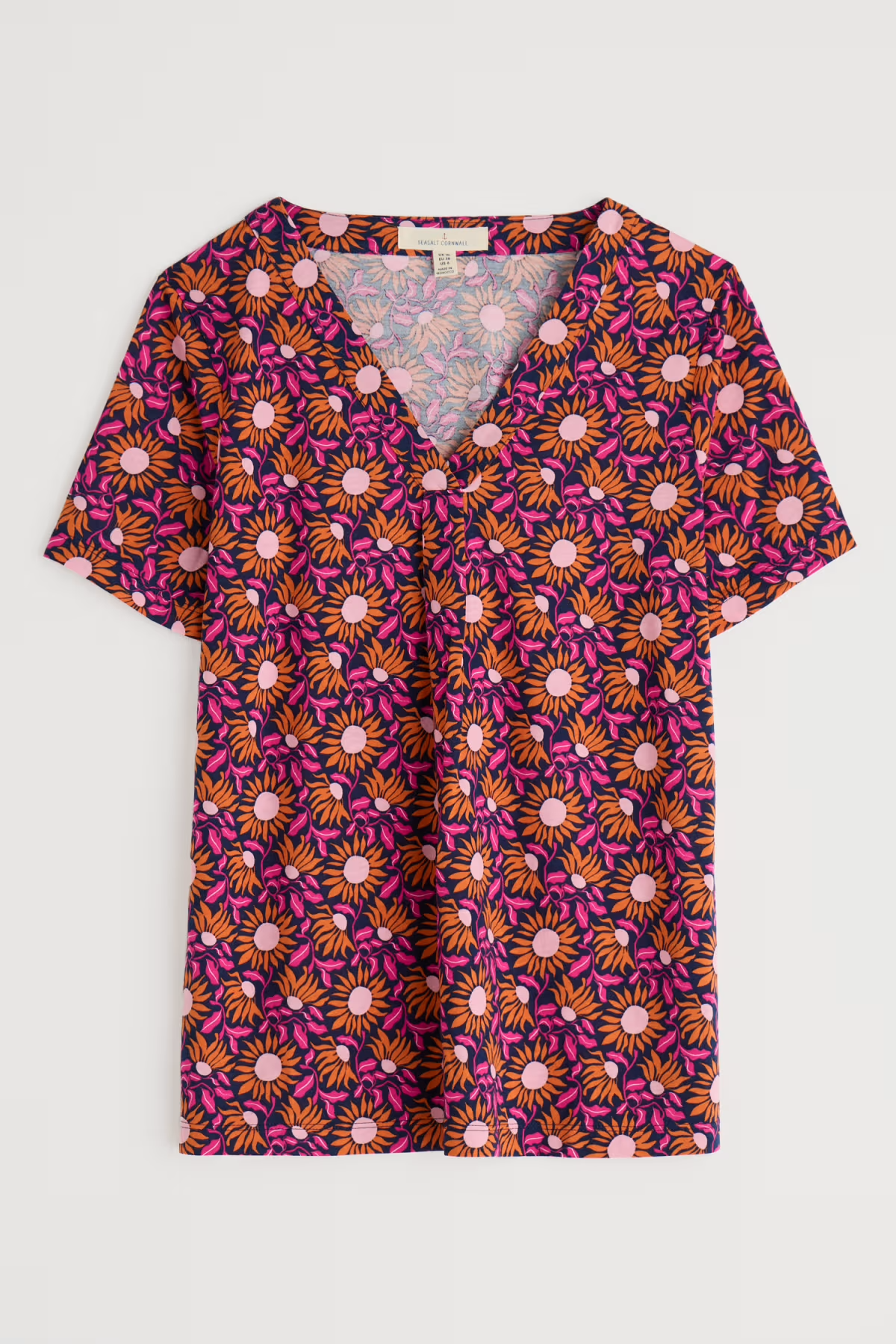 Seasalt Barnoon Jersey Printed Short-Sleeve Top