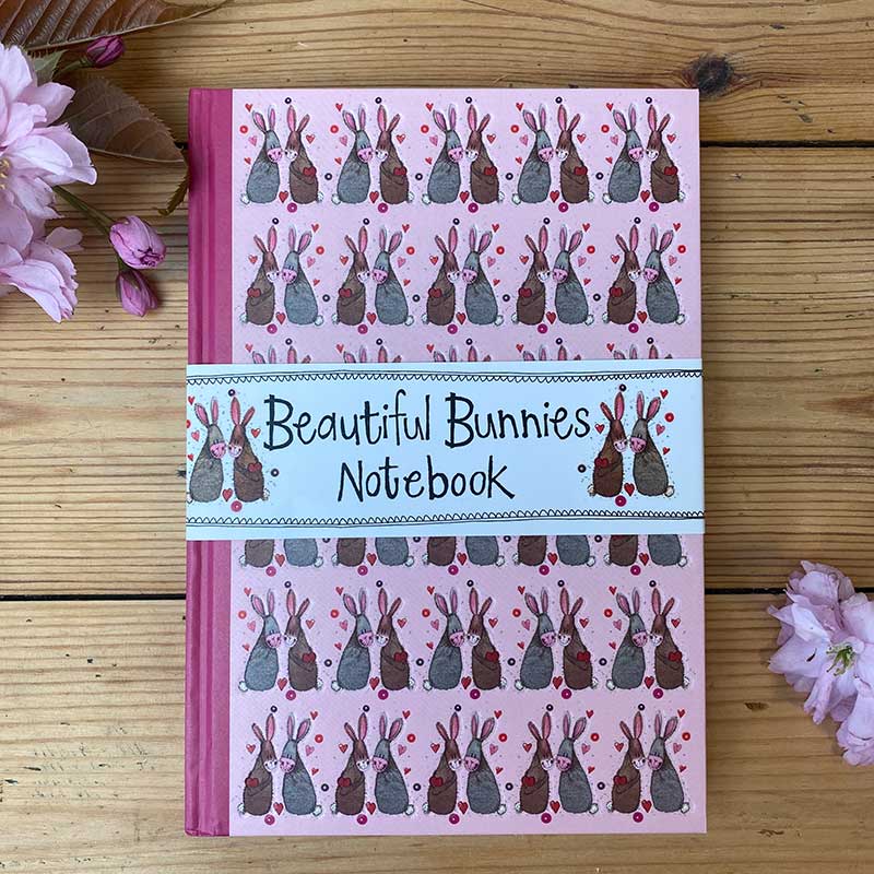Alex Clark Beautiful Bunnies Small Hardback Journal