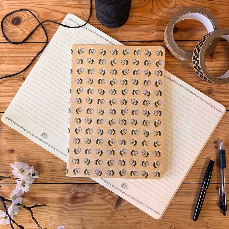 Alex Clark Busy Bees Large Soft Notebook