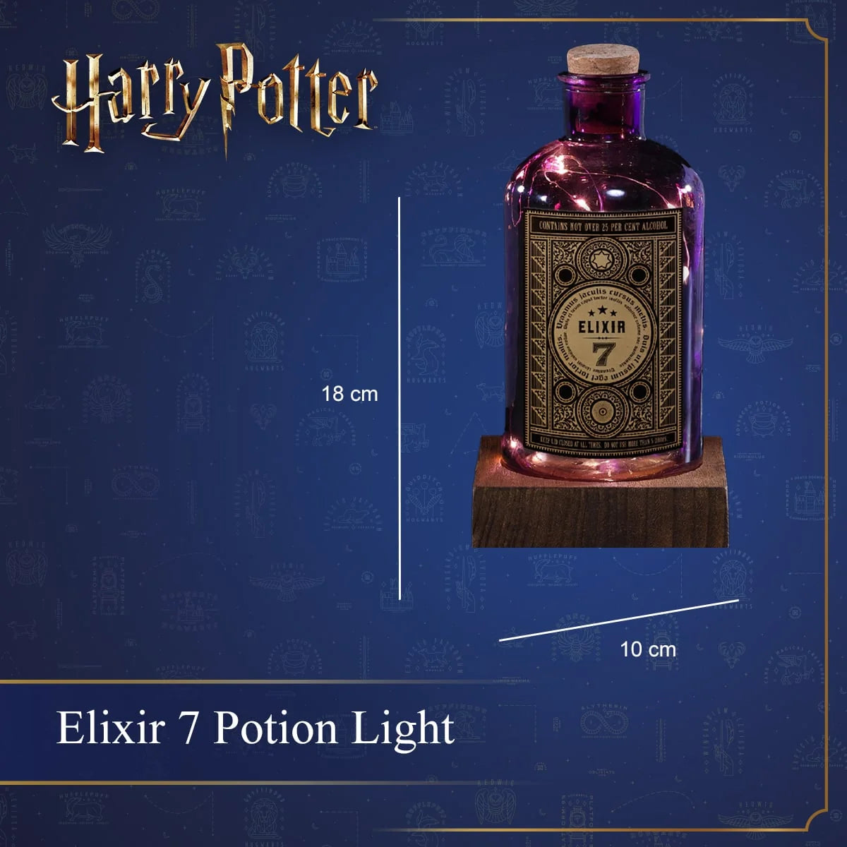 NOMA Harry Potter Elixir 7 illuminated LED potion bottle decorative room light