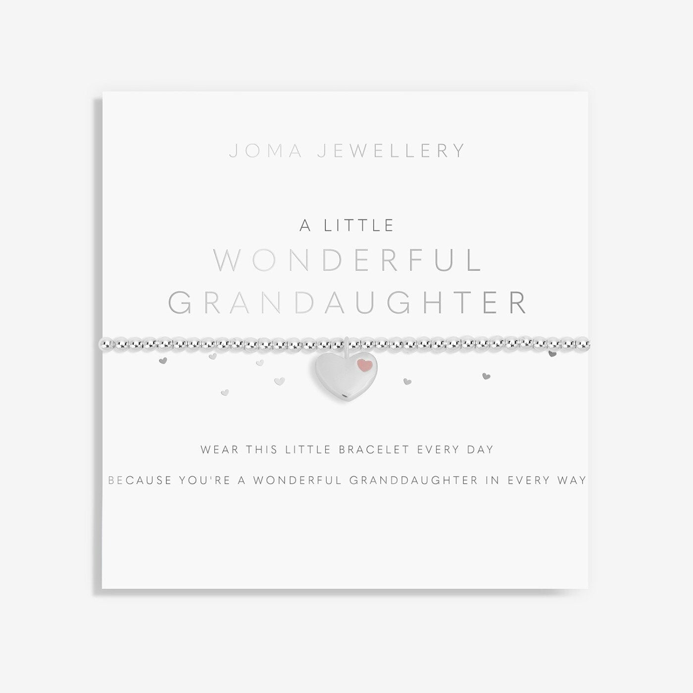 Joma Jewellery Childrens A Little Wonderful Granddaughter Bracelet