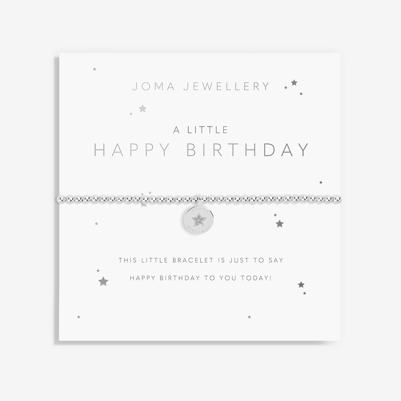Joma Jewellery Childrens A Little Happy Birthday Bracelet
