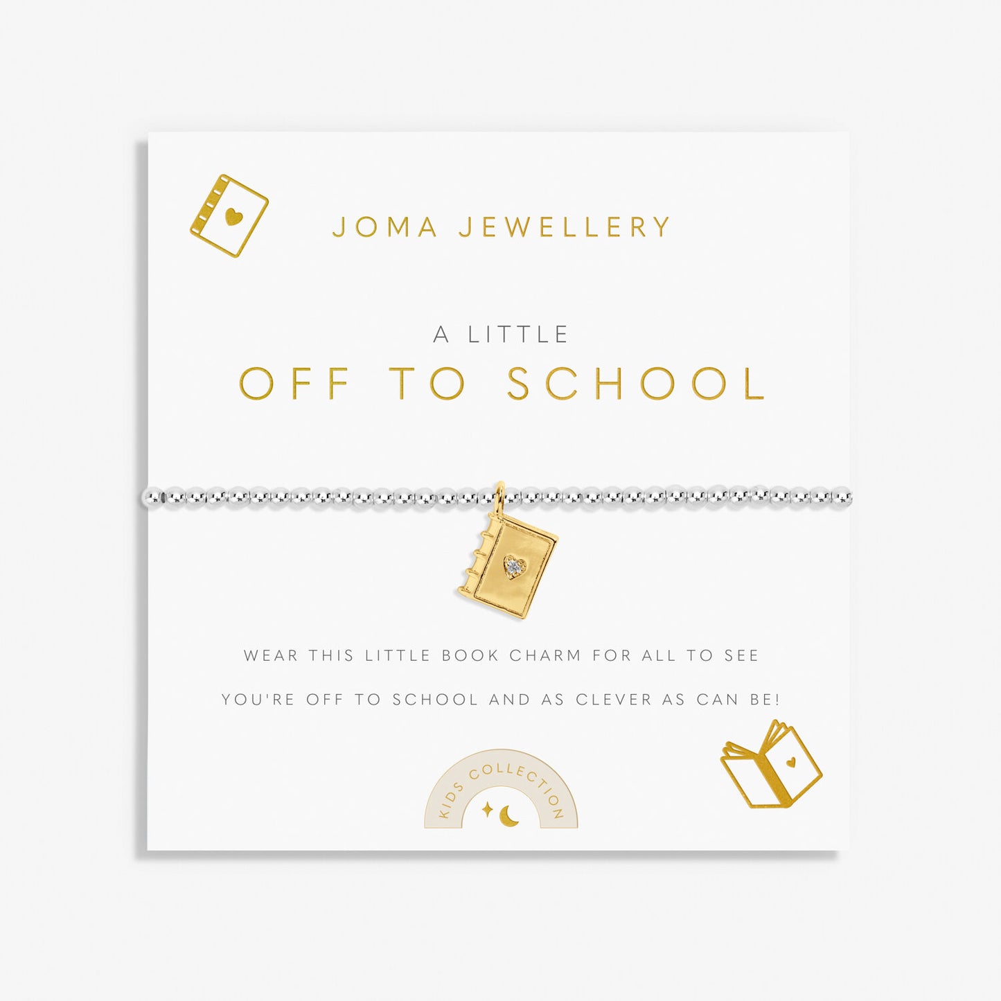 Joma Jewellery Childrens A Little Off To School Bracelet