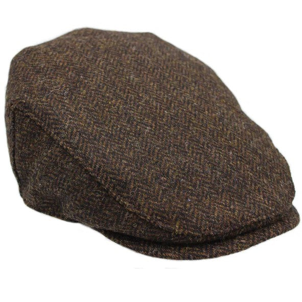 Heather Hats Chapman British Tweed Flat Cap