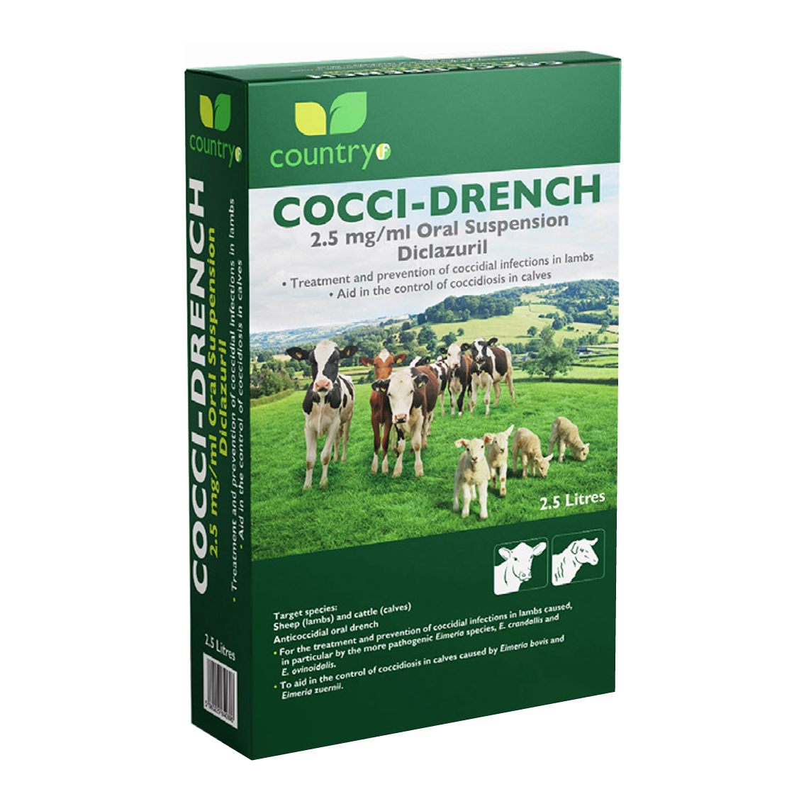 Cocci-Drench 2.5 mg/ml Oral Suspension for Sheep & Cattle