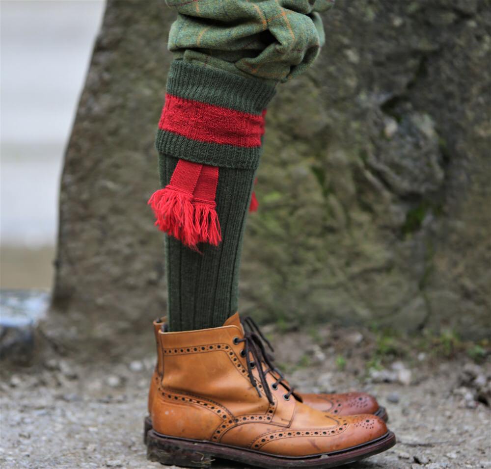 Pennine Byron Shooting Sock & Garter