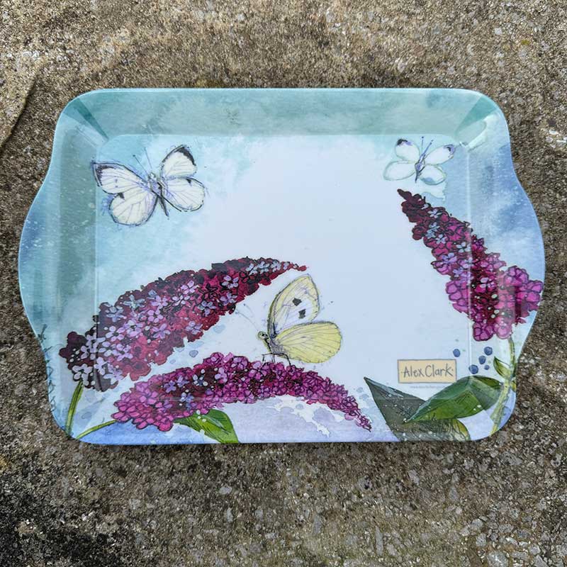 Alex Clark Small Butterflies & Buddleia Tray
