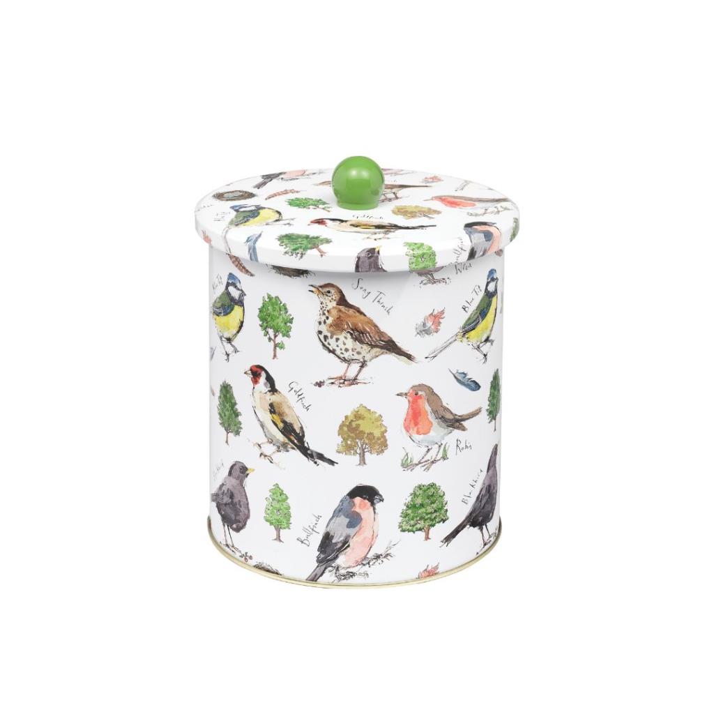 Madeline Floyd Garden Birds Biscuit Barrel