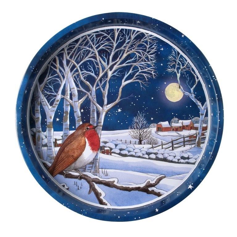 Emma Bridgewater - Winter Animal Robin Deep Well Tray