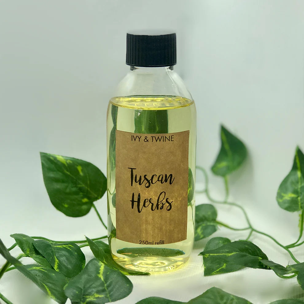 Ivy & Twine Tuscan Herbs 250ml Diffuser Refill