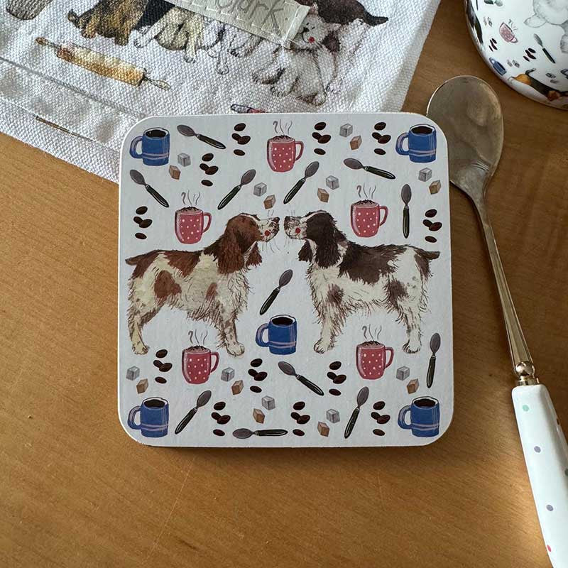 Alex Clark Dog & Coffee Coaster