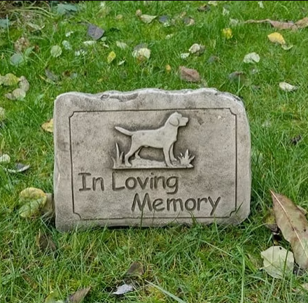 Hellostone Dog Memorial Garden Ornament