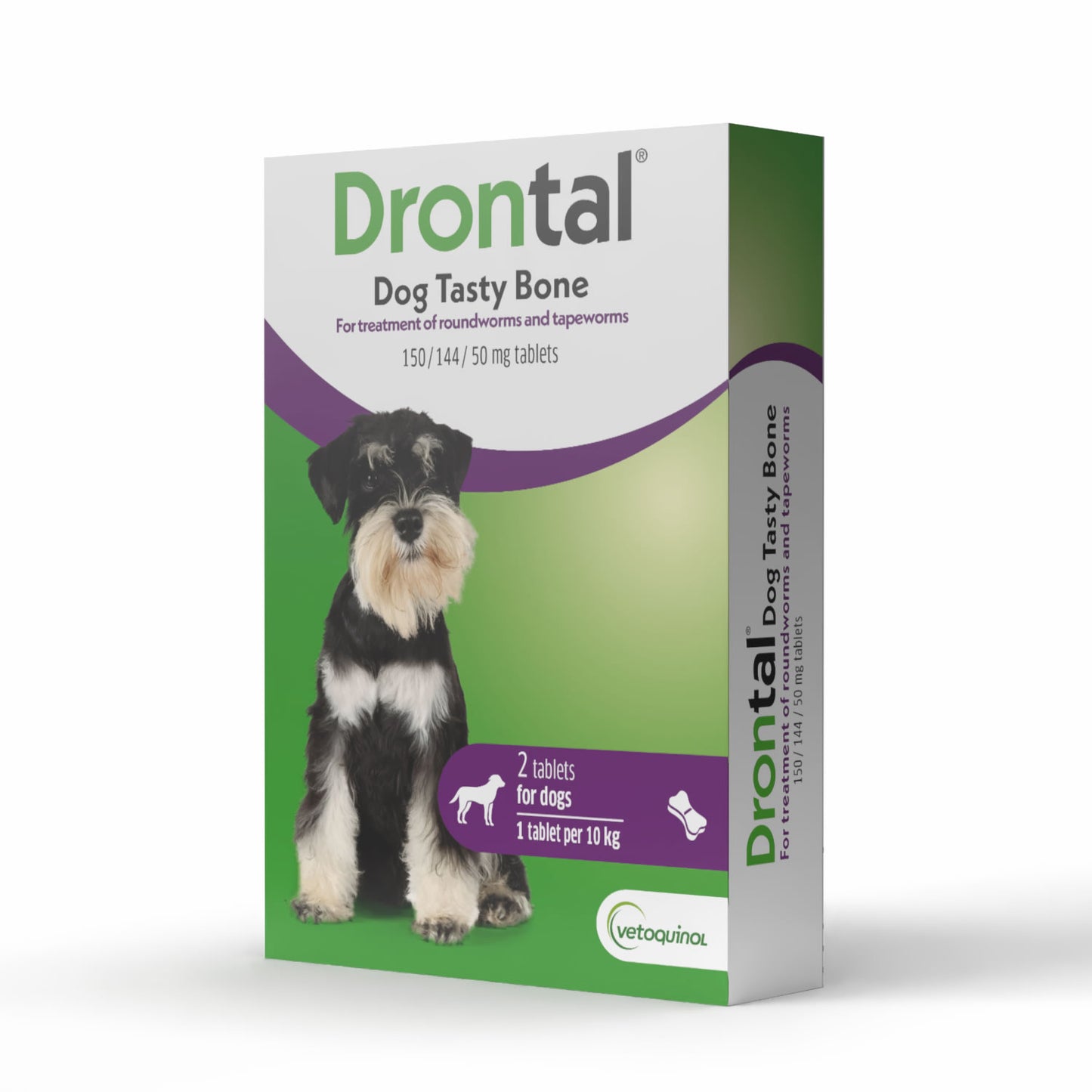 Drontal Dog Tasty Bone Wormer 2-Pack