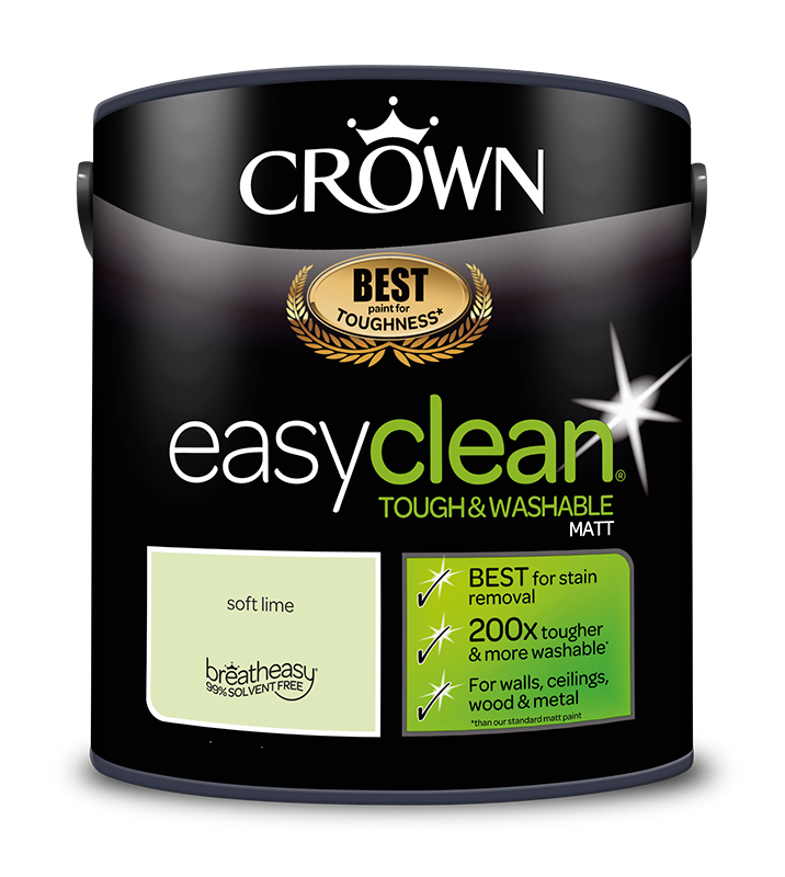 Crown Paints easyclean Matt Emulsion Paint - Greens