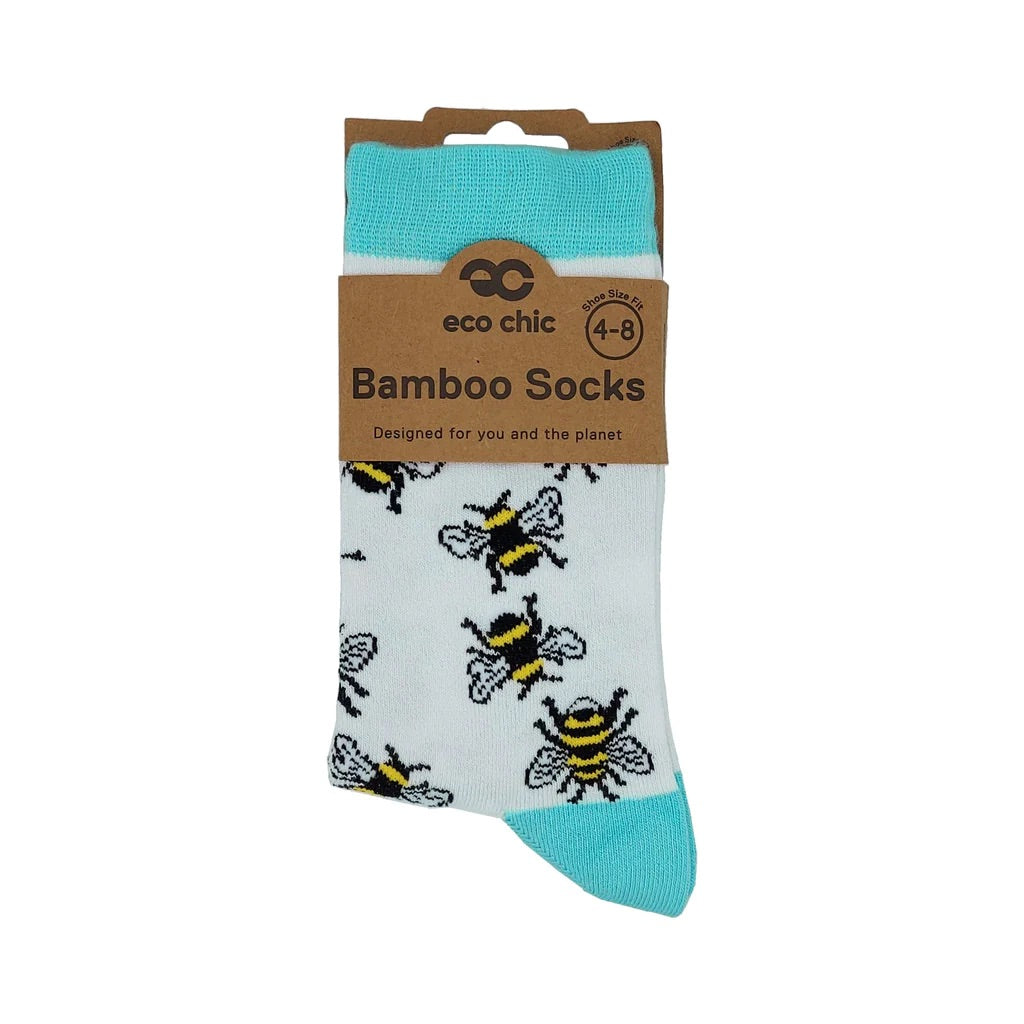 Eco Chic Eco-Friendly Bamboo Socks Bumble Bees