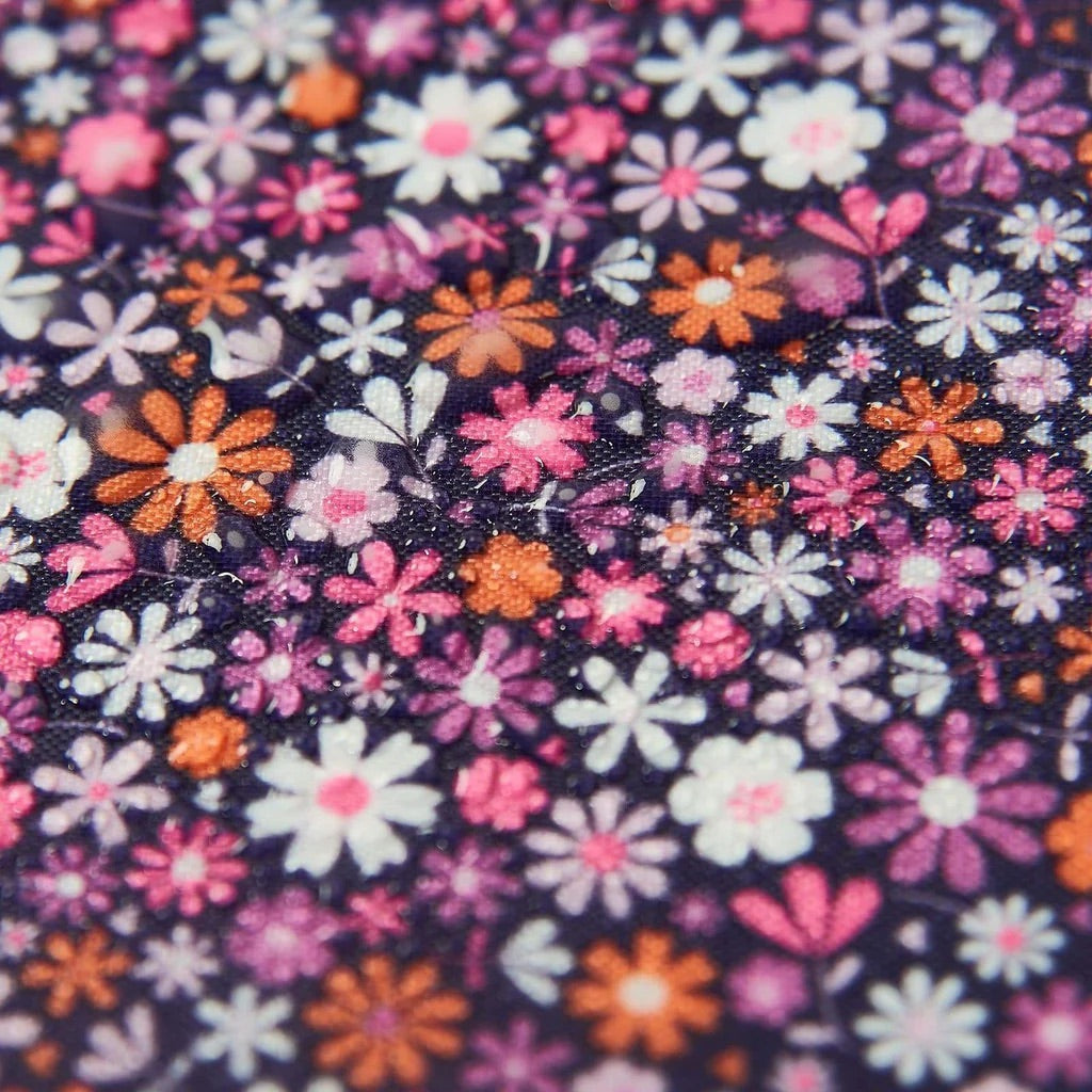 Eco Chic Lightweight Foldable Backpack Ditsy Purple