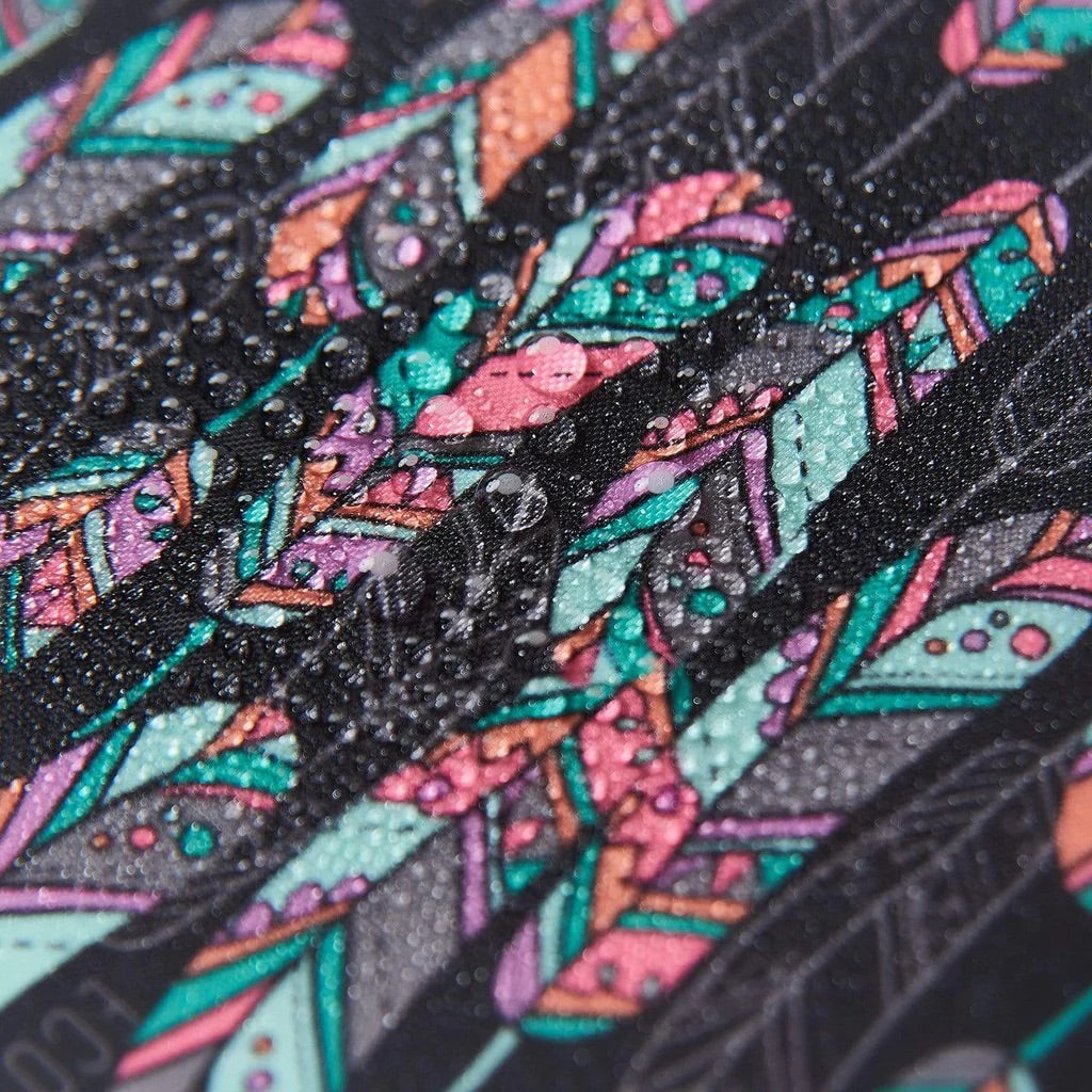 Eco Chic Lightweight Foldable Crossbody Bag Feather Black