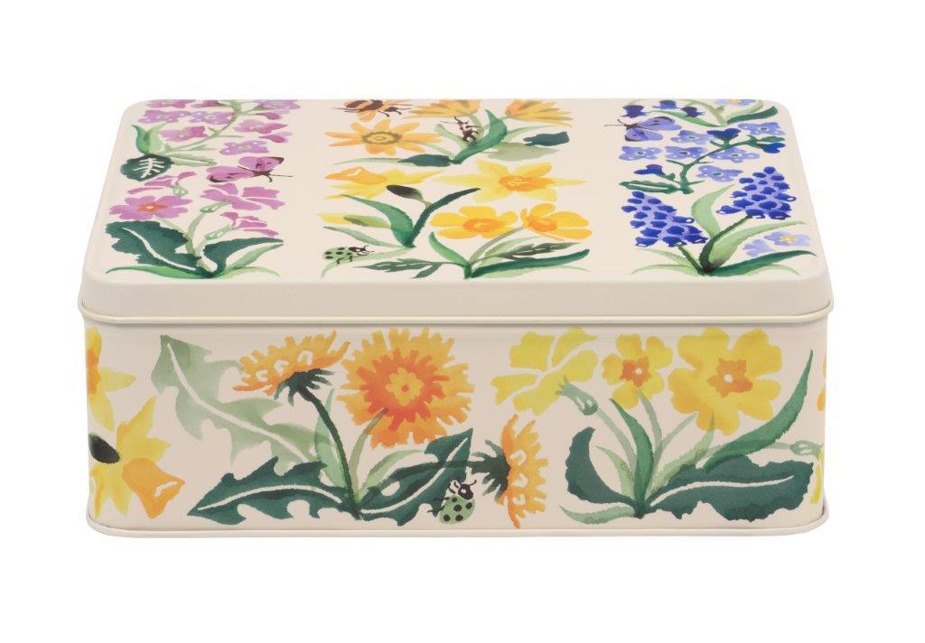 Emma Bridgewater Wild Flowers Deep Rectangular Tin
