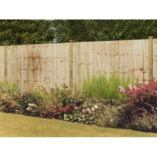 Feather Edge Boarded Fence Panel