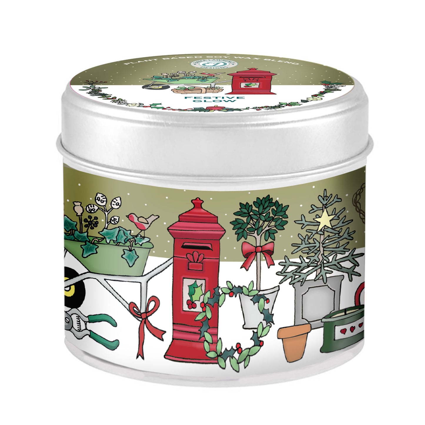 The Country Candle Co Festive Glow Tin Candle