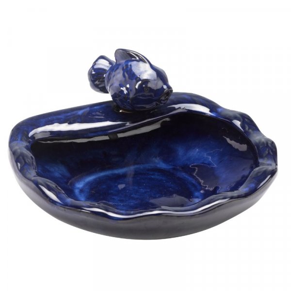 Smart Solar Ceramic Fish Fountain