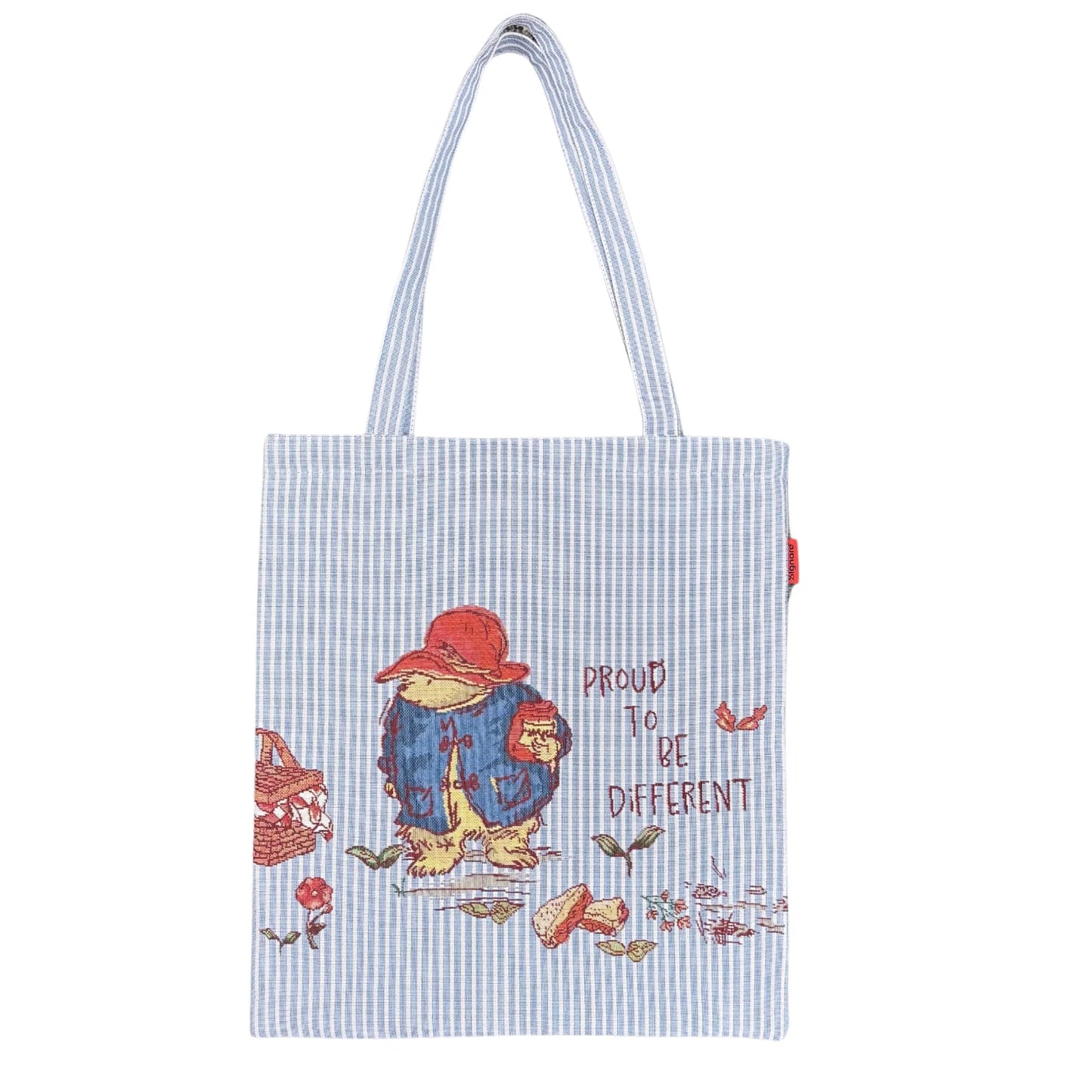 Signare Classic Paddington Bear Marmalade Flat Tote Bag