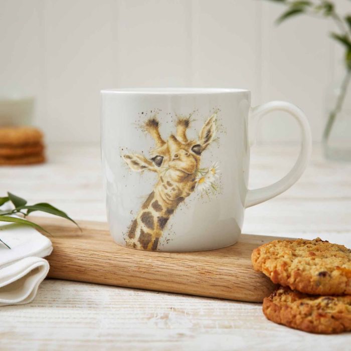 Wrendale Flowers Giraffe Large Mug