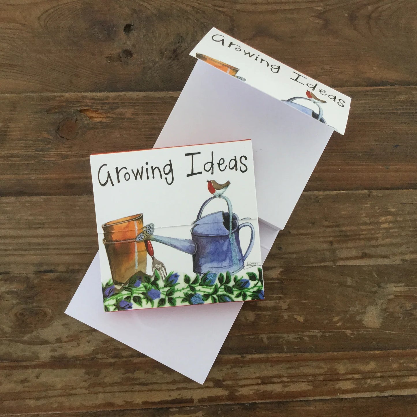 Alex Clark watering Can Growing Ideas Mini Magnetic Notepad