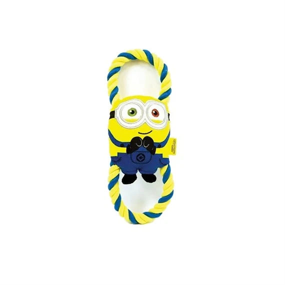 Happy Pet Dog Toy Minion Double Tug Small