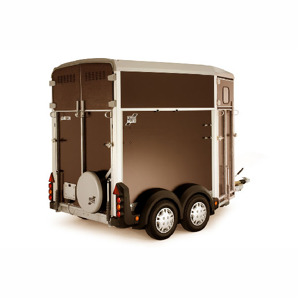 Ifor Williams HB506 Graphite Grey Horse Box and Right Front Ramp