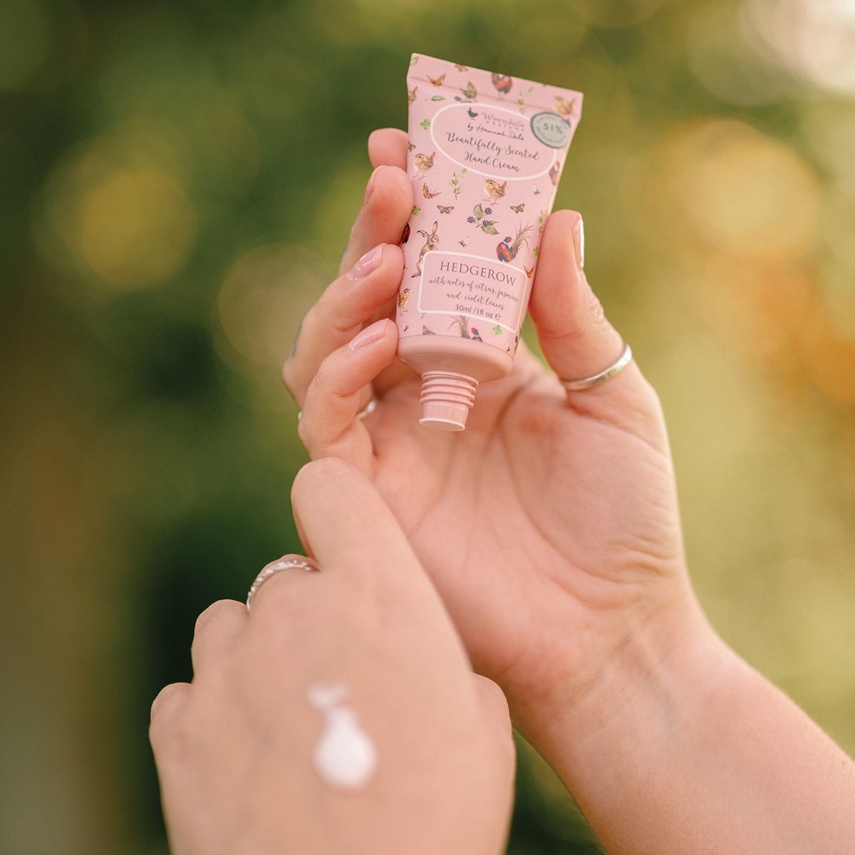 Wrendale Hedgerow Hare and Mouse Mini Hand Cream