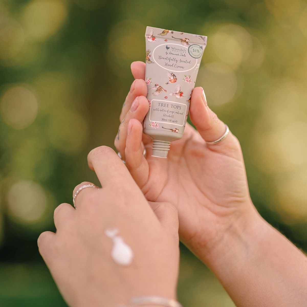 Wrendale Tree Tops Bird Mini Hand Cream