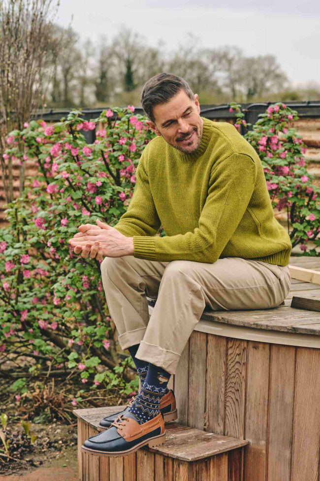 HJ Hall HJ45 Country Animal Fairisle Socks