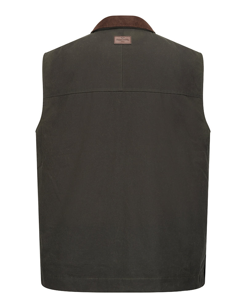 Hoggs Maxton Padded Waxed Waistcoat