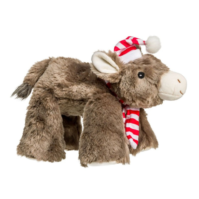 House of Paws Donkey Big Paws plush Christmas dog toy with squeaker