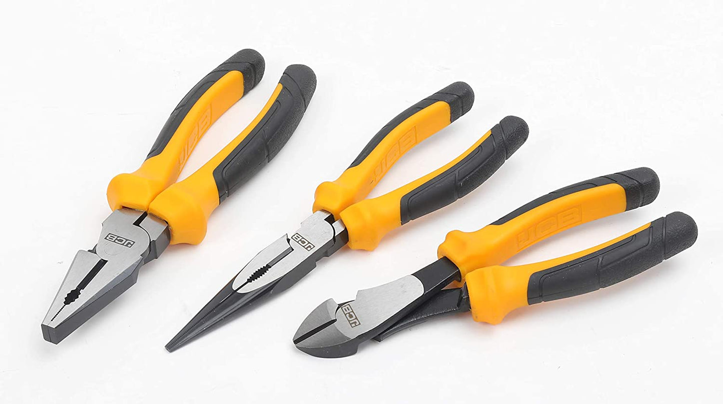 JCB 3 Piece Heavy Duty Plier Set JCB-3PC-PL