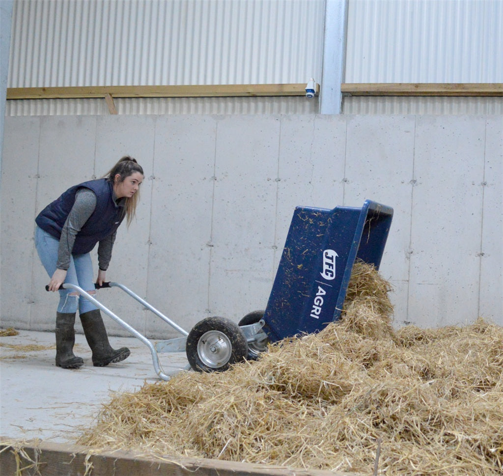 JFC Tipping Wheelbarrow 250L Blue