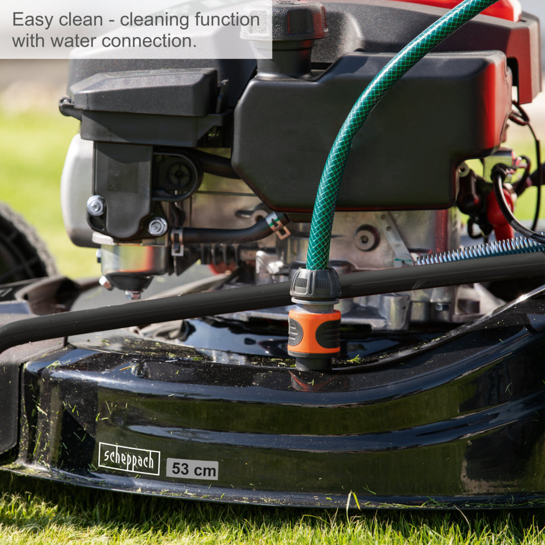 Scheppach MS225-53E Petrol Self-Propelled Lawn Mower 53cm