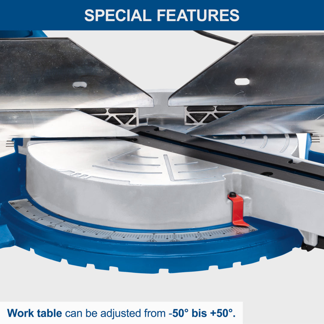 Scheppach HM305SL 305mm Space-Saving Sliding Mitre Saw 2000W