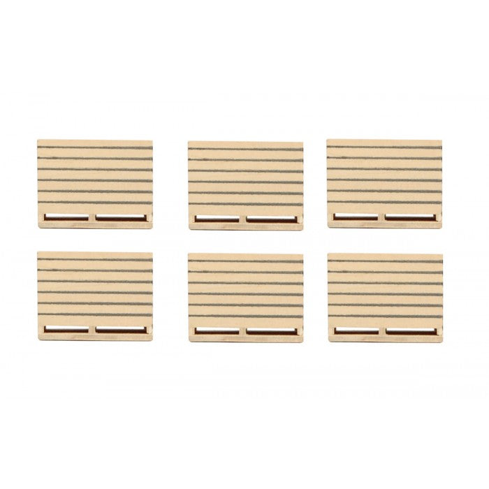 Alpha Toys LTD - 6 Pack Wooden Potato Box