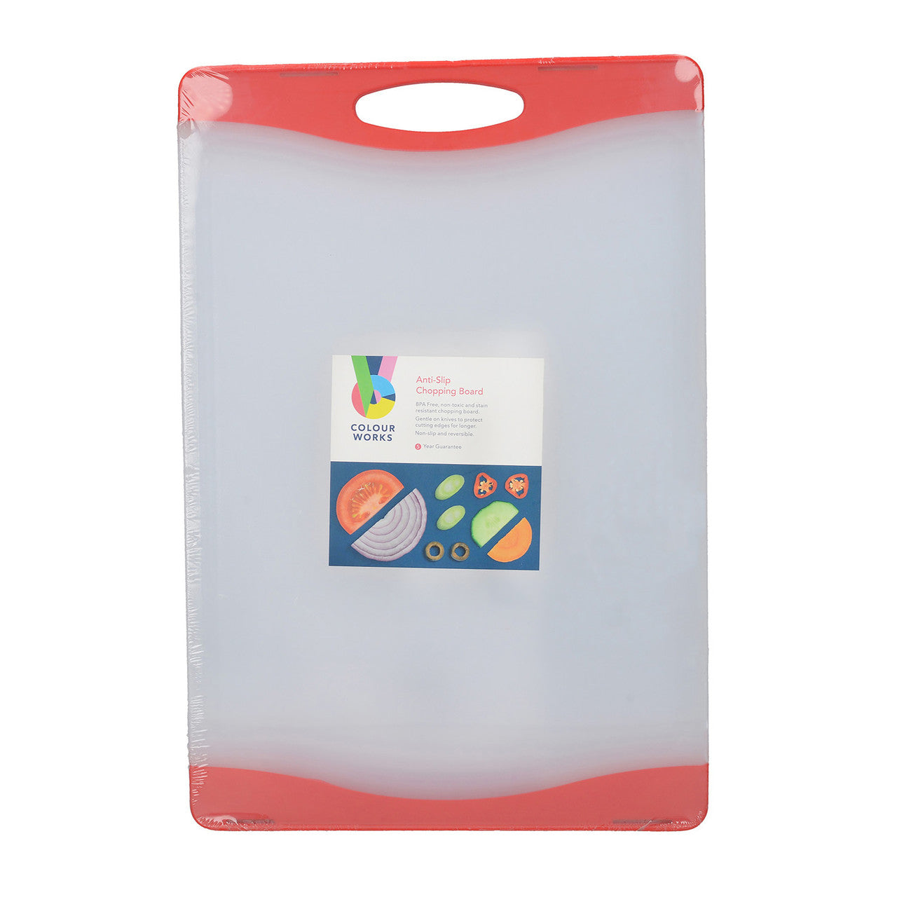 Kitchen Craft Reversible Non-Slip Polyethylene Chopping Board