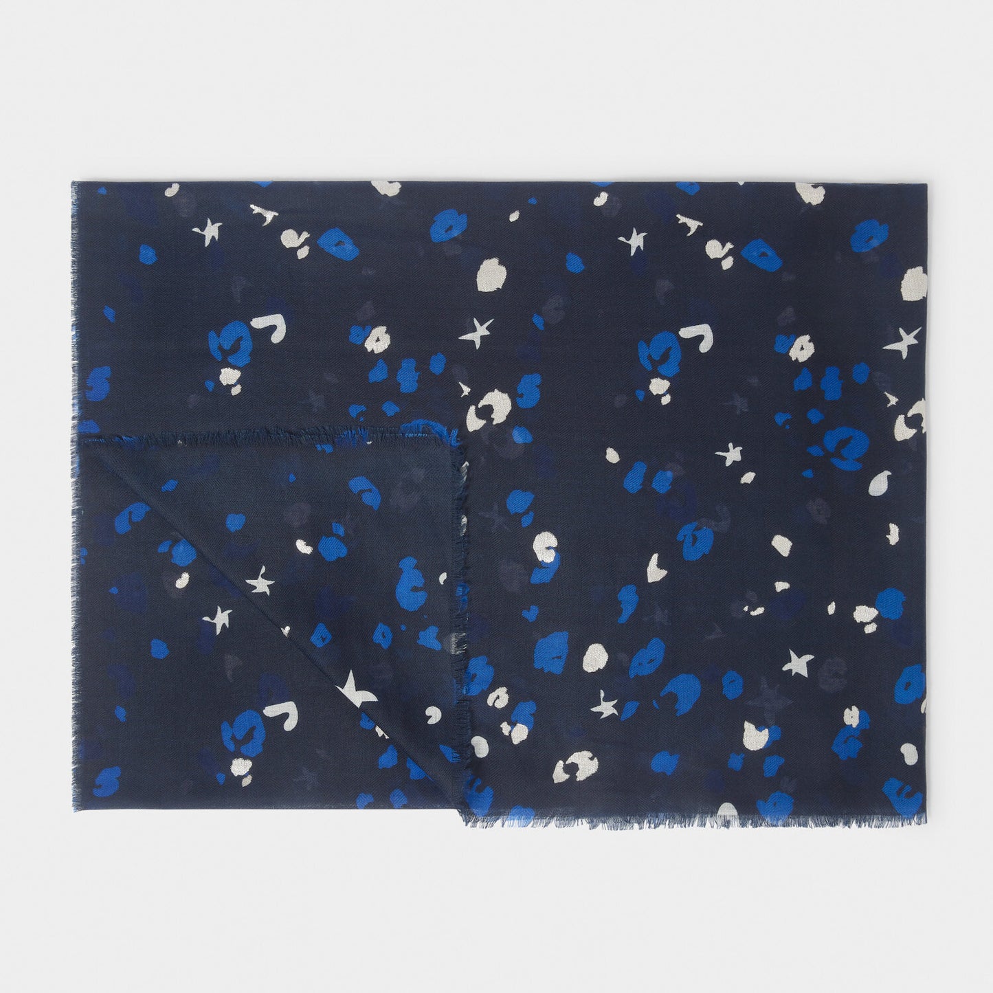 Katie Loxton Confetti Star Printed Foil Scarf